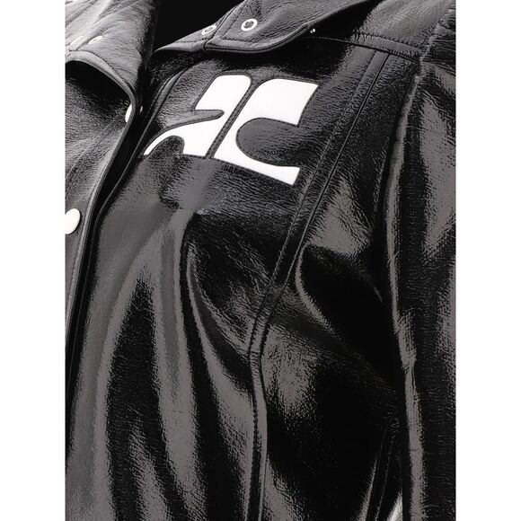 Slim Fit Vinyl Jacket - Picture 4 of 4